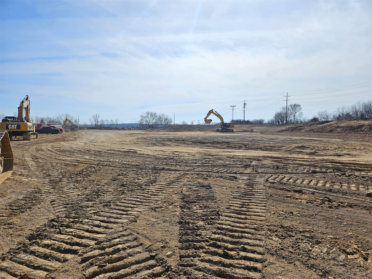 grading dirt surface