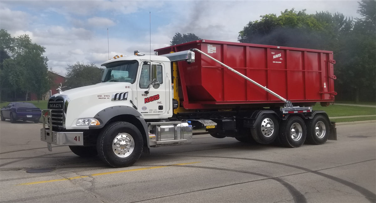 Heavy machinery working on demolition site